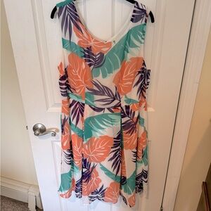 Gently Worn tropical dress.